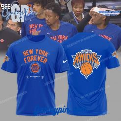 New York Knicks 2024 New York Forever Navy T-Shirt