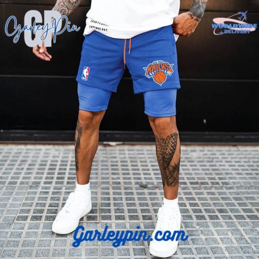 New York Knicks NBA Blue Shorts