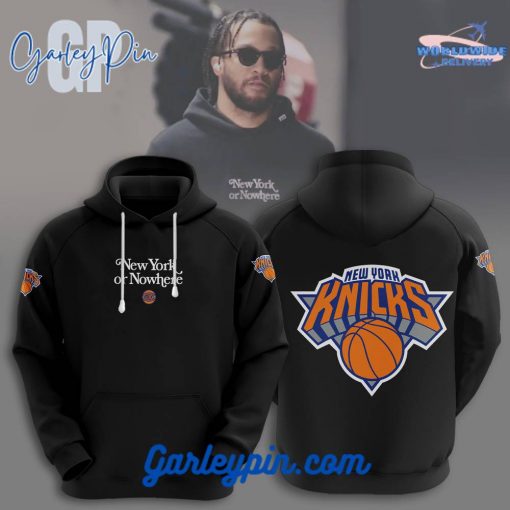 New York Knicks New York or NoWhere Black Hoodie