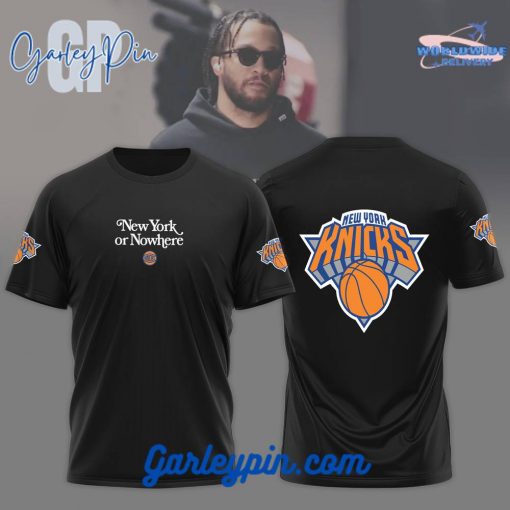 New York Knicks New York or NoWhere Black T-Shirt