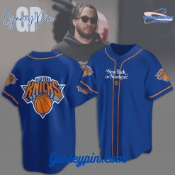 New York Knicks New York or NoWhere Navy Baseball Jersey