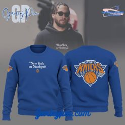 New York Knicks New York or NoWhere Navy Sweatshirt