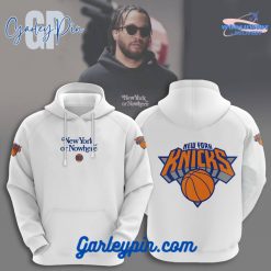 New York Knicks New York or NoWhere White Hoodie