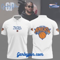 New York Knicks New York or NoWhere White Polo Shirt