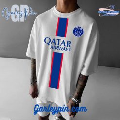 Paris Saint Germain Oversized White T-Shirt