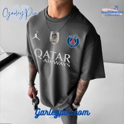 Paris Saint Germain x Qatar Airways Oversized Grey T-Shirt