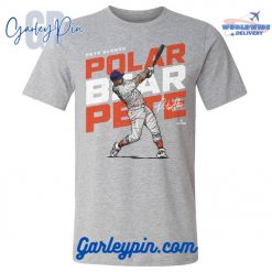 Pete Alonso Polar Bear Heather Gray T-Shirt