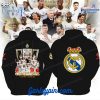 Real Madrid Laliga 23/24 Champions Emirates Fly Better Black Hoodie
