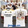 Real Madrid Laliga 23/24 Champions Emirates Fly Better Black T-Shirt