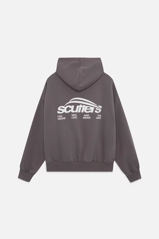 Scuffers With Love Brown Hoodie