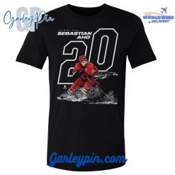 Sebastian Aho Offset Black T-Shirt