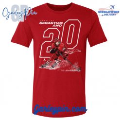 Sebastian Aho Offset Red T-Shirt