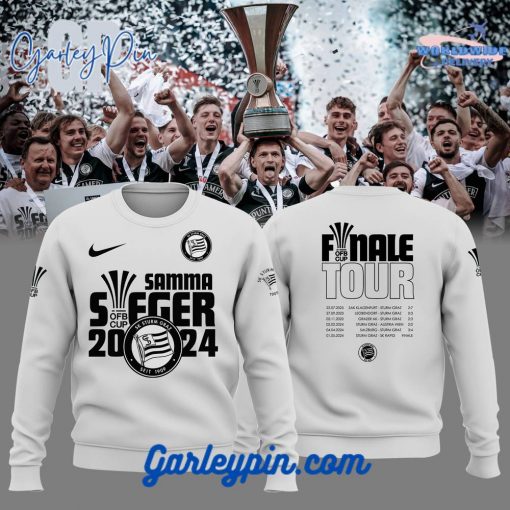 Sturm Graz Cupfinale 2024 White Sweatshirt