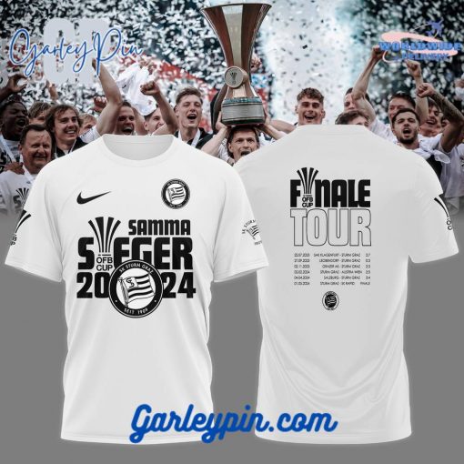 Sturm Graz Cupfinale 2024 White T-Shirt