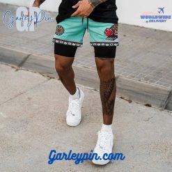 Vancouver Grizzlies NBA Mint Shorts