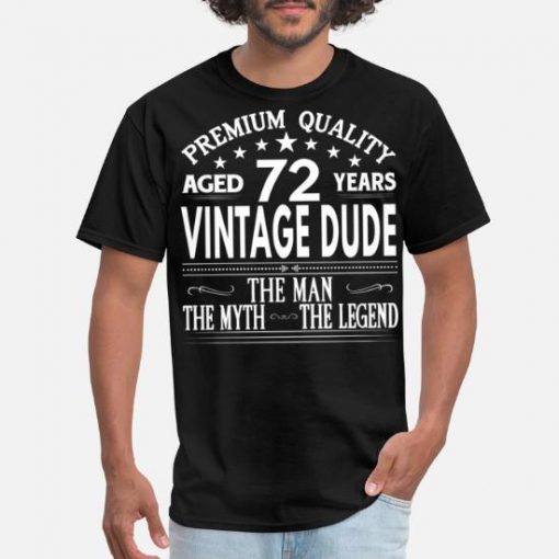 Dude 72 Black T-Shirt